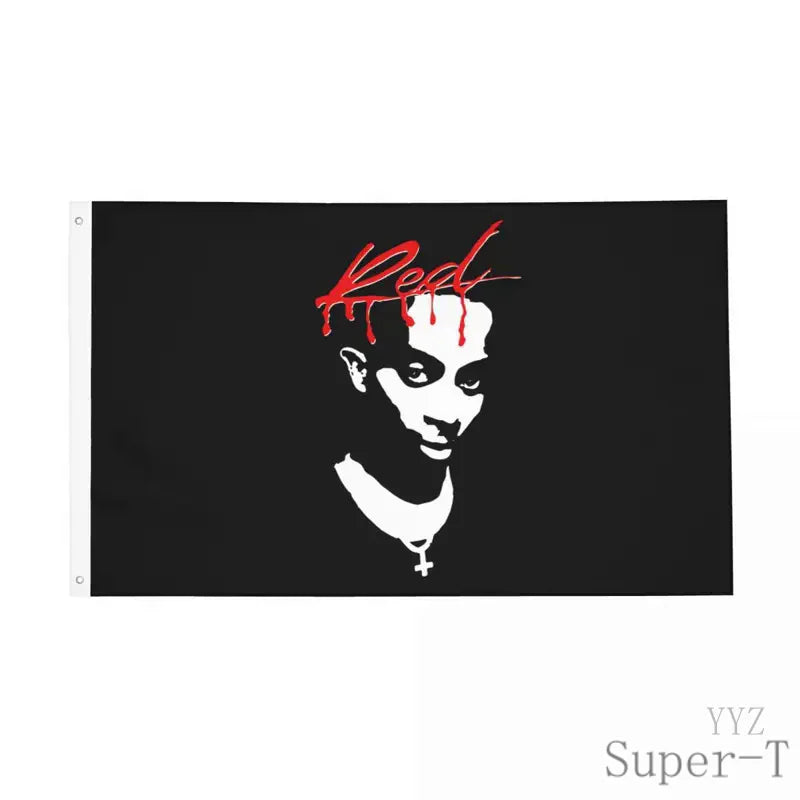 Playboi Carti Music Album Red Flag Outdoor Banner All Weather 90s Rap Hip Hop Decoration Durable 60x90 90x150cm Flags