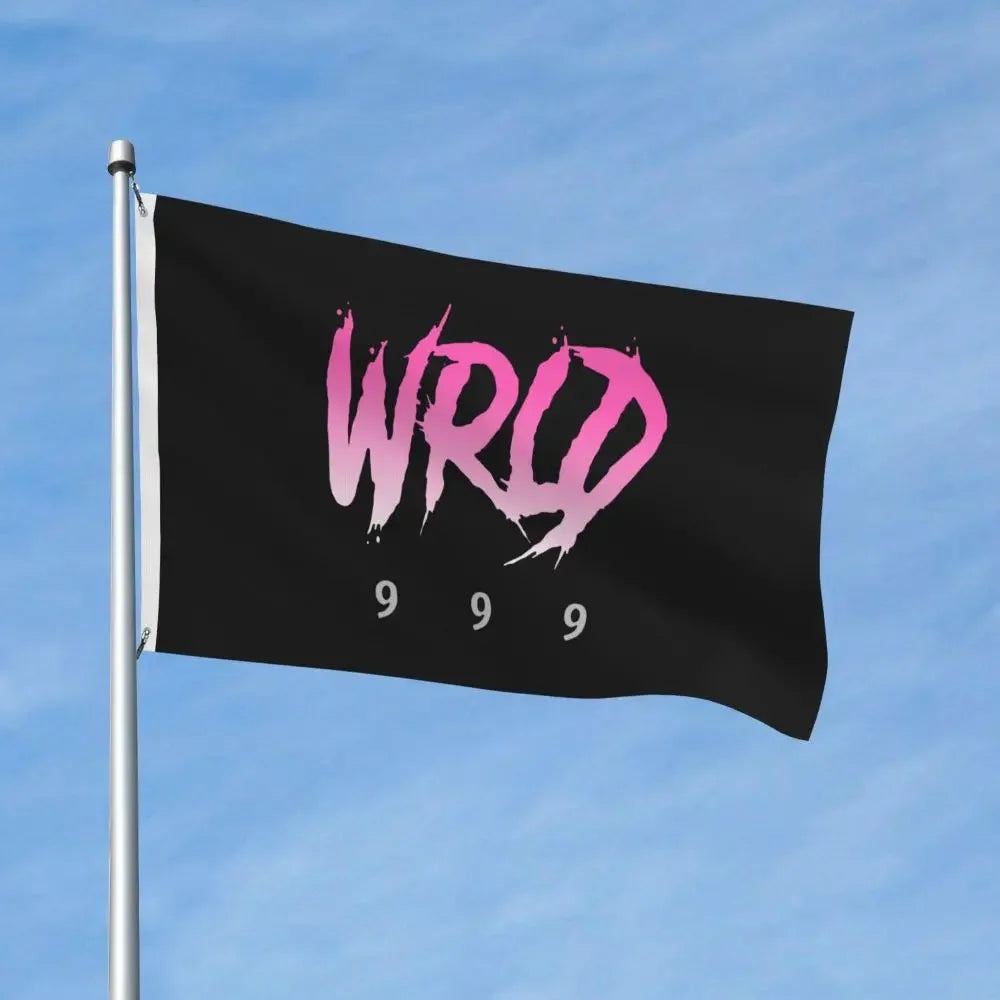 Juice WRLD flags durable outdoor banner rap music polyester hanging decoration