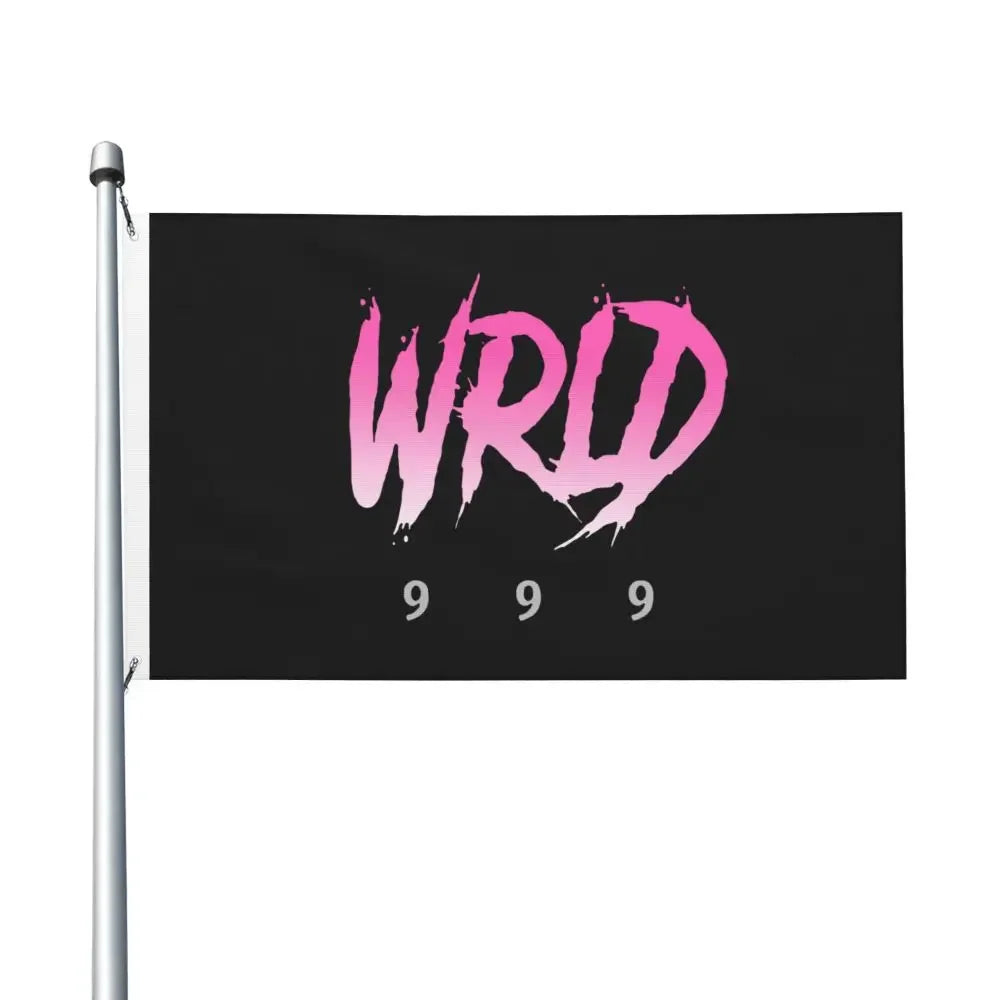 Juice WRLD flags durable outdoor banner rap music polyester hanging decoration