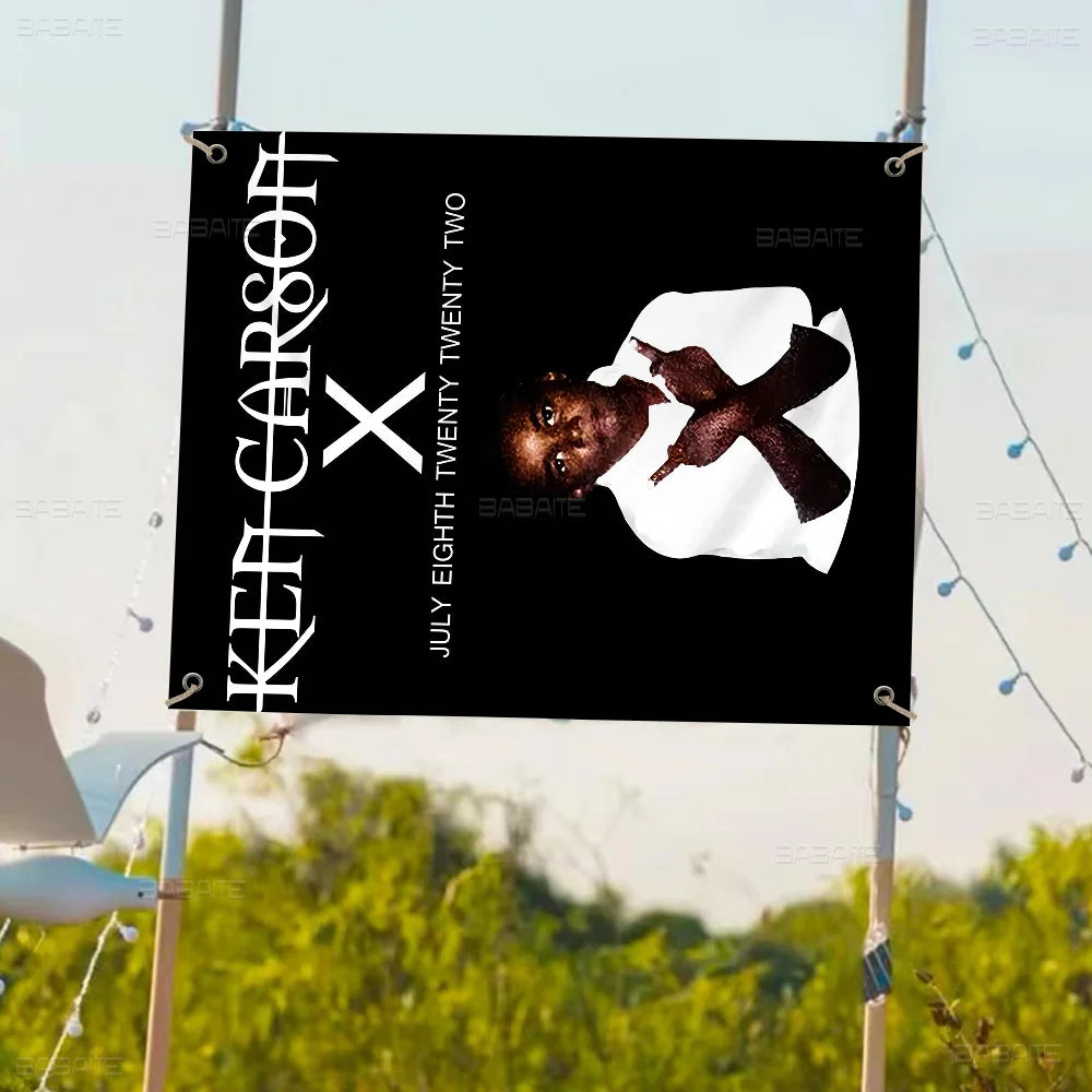 Ken Carson Rapper X Large Size Shop Art Promotion Advertising Booth Flag Hanging Banners