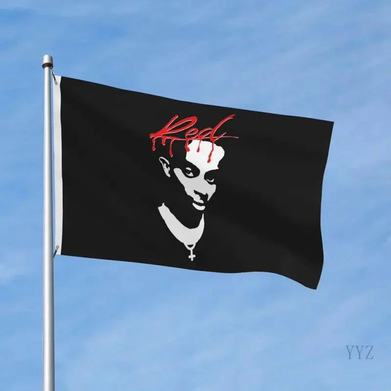 Playboi Carti Music Album Red Flag Outdoor Banner All Weather 90s Rap Hip Hop Decoration Durable 60x90 90x150cm Flags