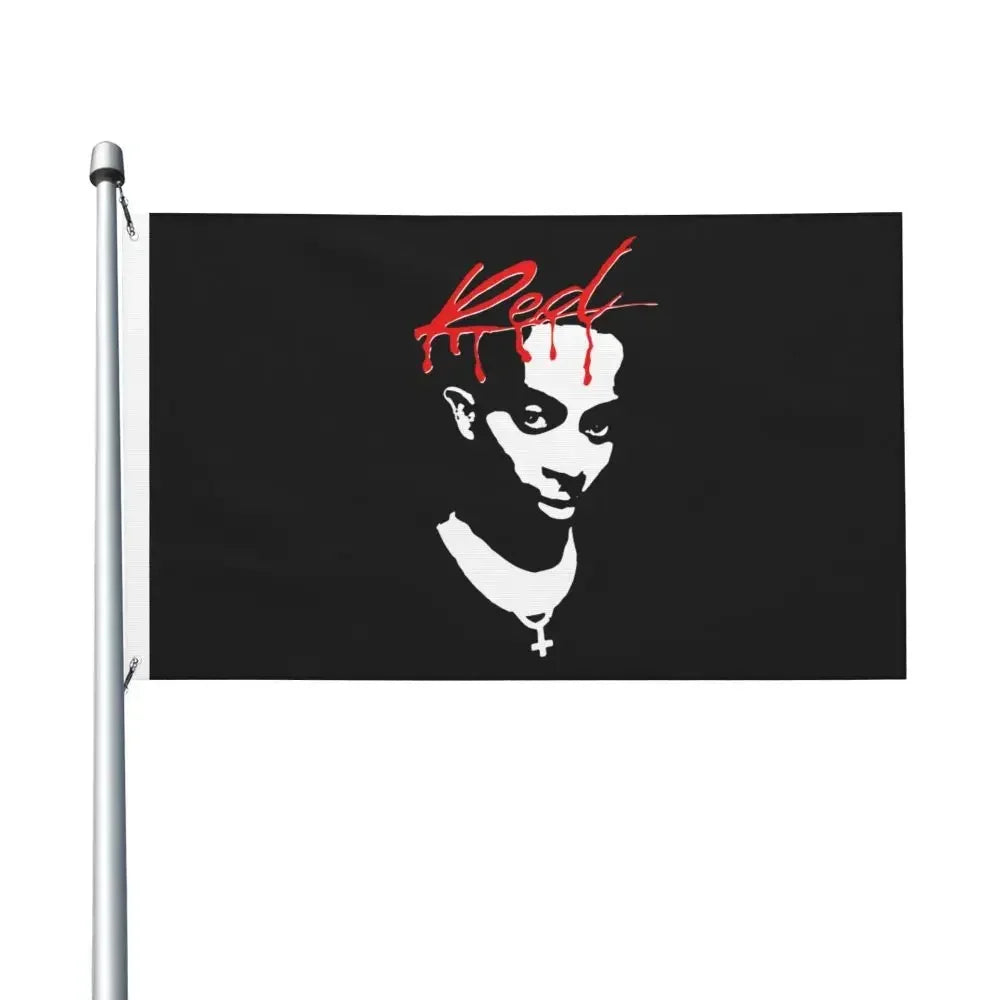 Playboi Carti Music Album Red Flag Outdoor Banner All Weather 90s Rap Hip Hop Decoration Durable 60x90 90x150cm Flags