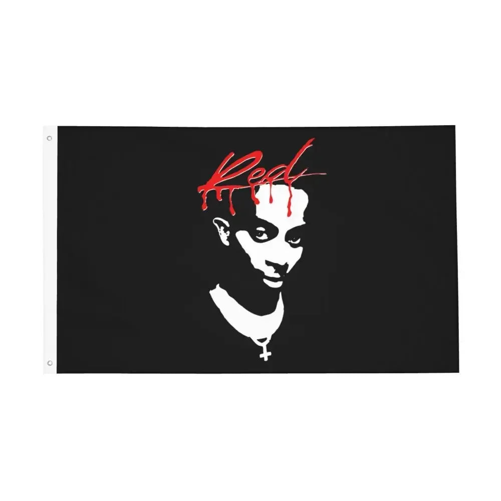 Playboi Carti Music Album Red Flag Outdoor Banner All Weather 90s Rap Hip Hop Decoration Durable 60x90 90x150cm Flags