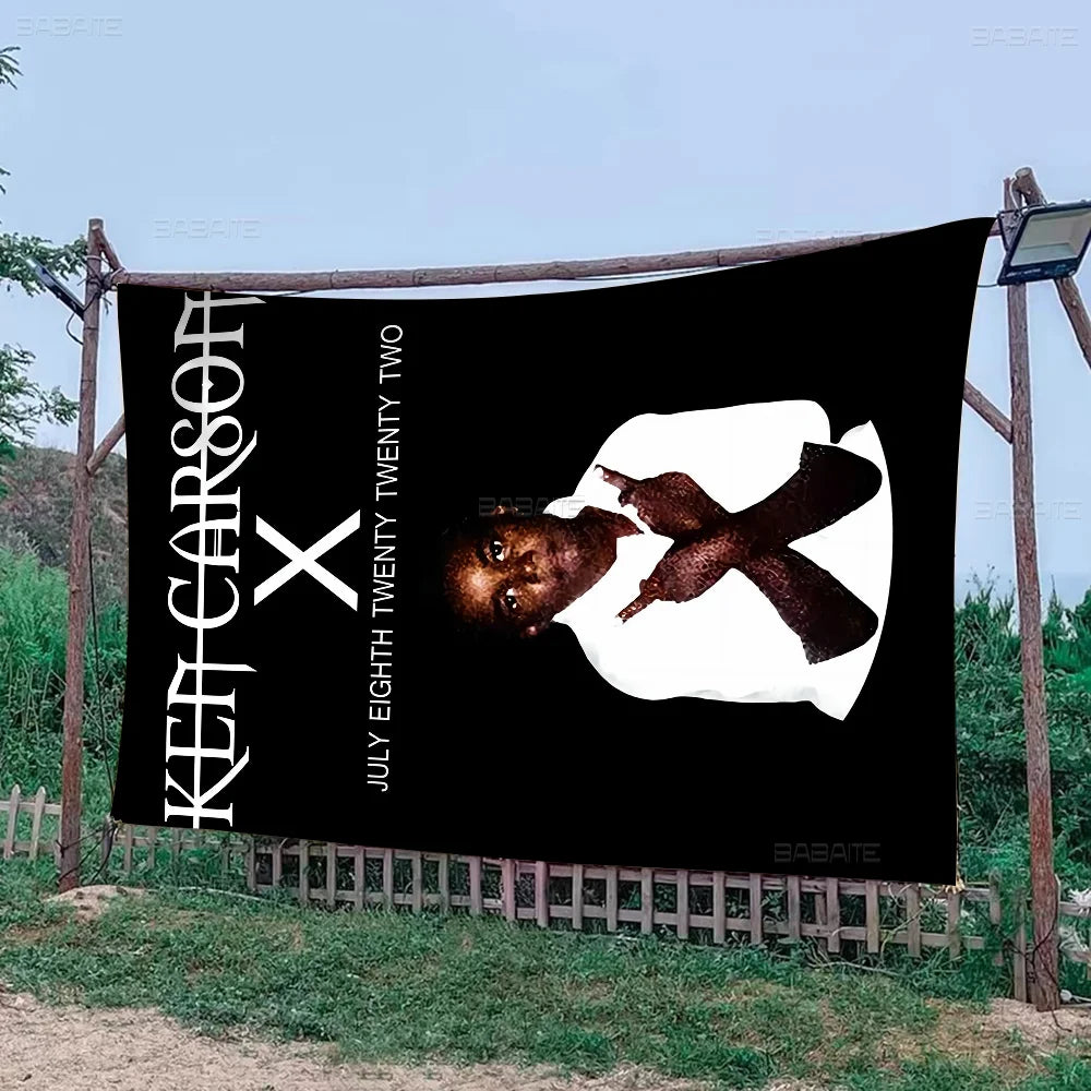 Ken Carson Rapper X Large Size Shop Art Promotion Advertising Booth Flag Hanging Banners