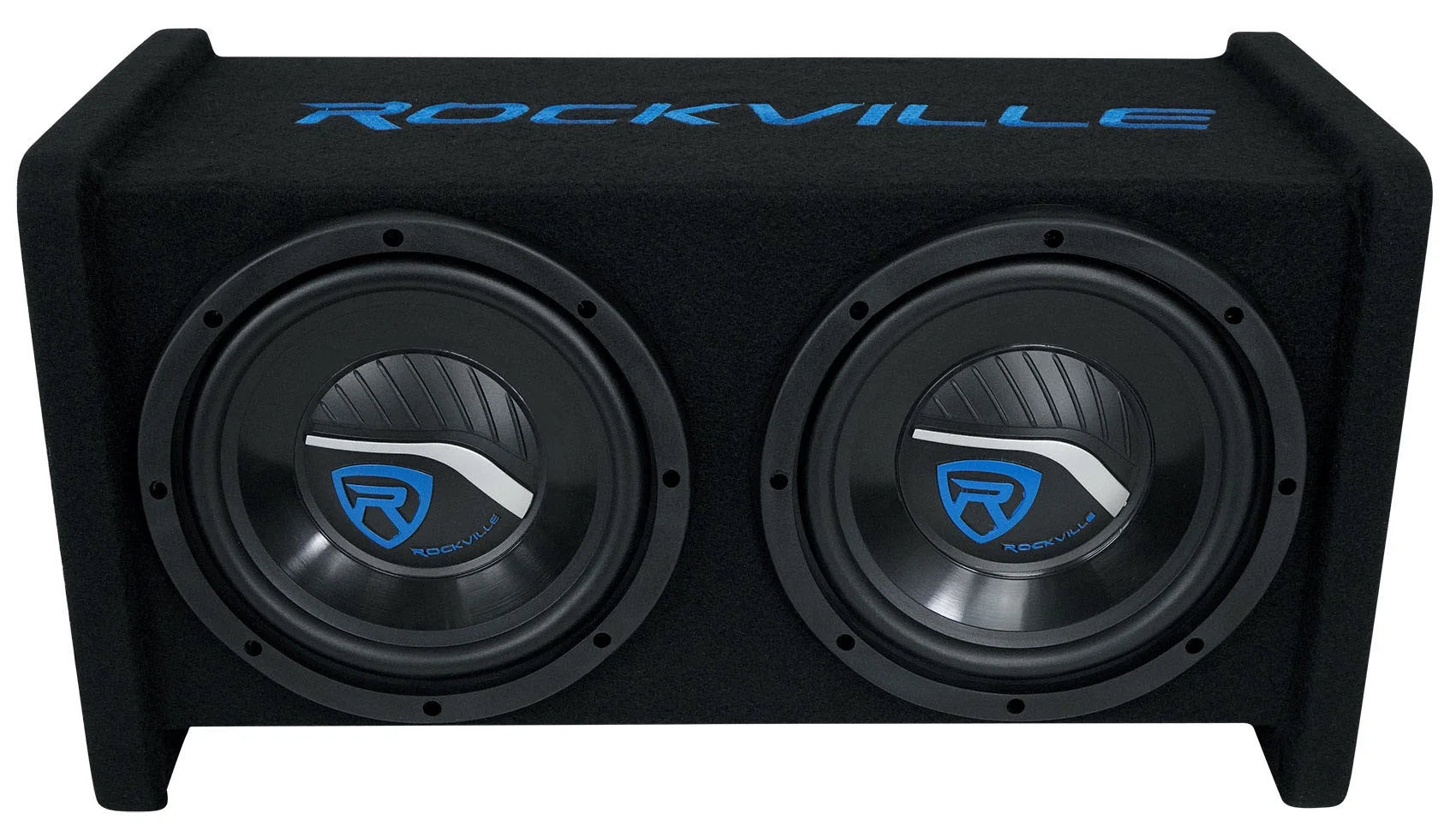 RV208P Dual 8" 800W Car Audio Subwoofers in Vented Sub Enclosure Box